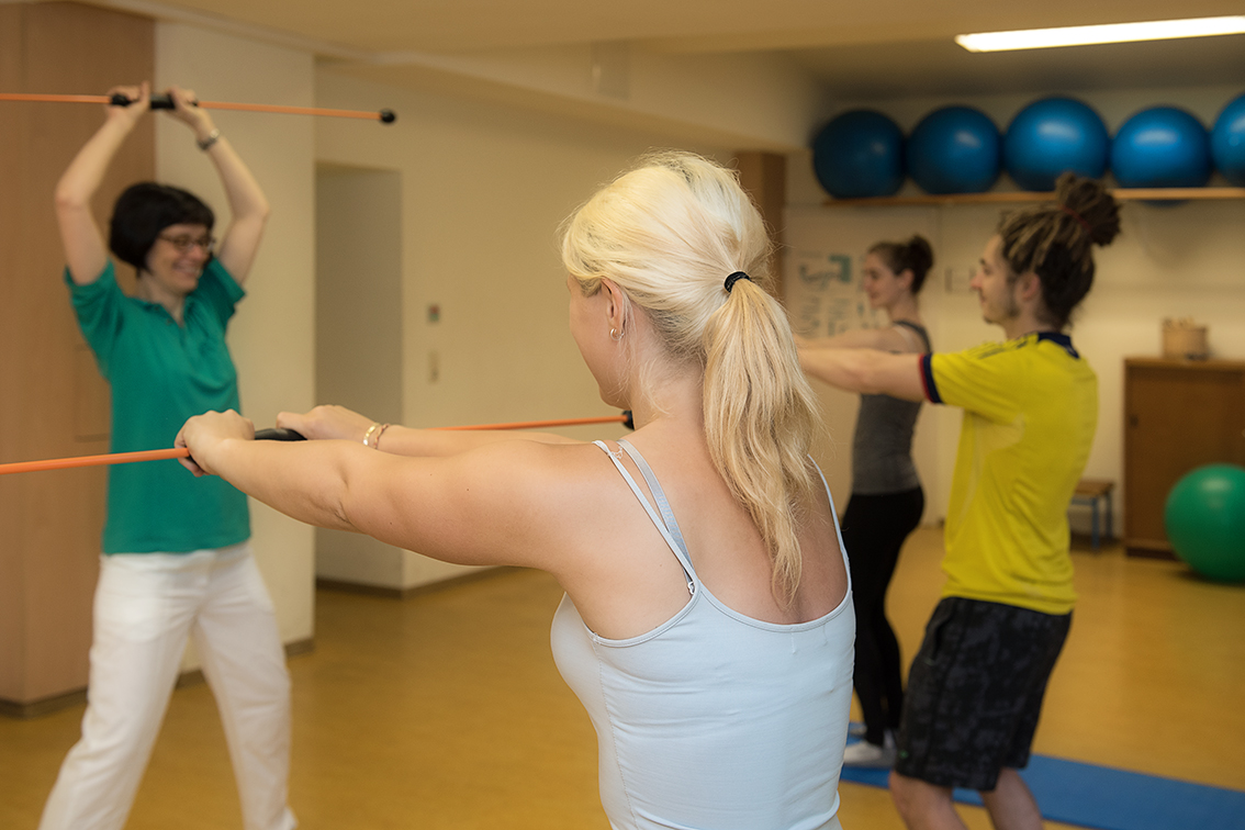 Frauen in der Sporttherapie