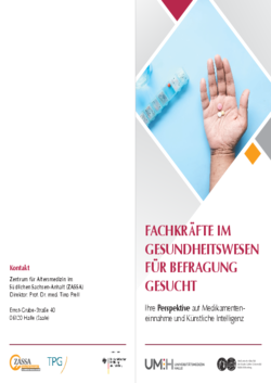 Der Flyer enthält Informationen zum Projekt und Kontaktdaten, die Sie auch hier auf der Website finden