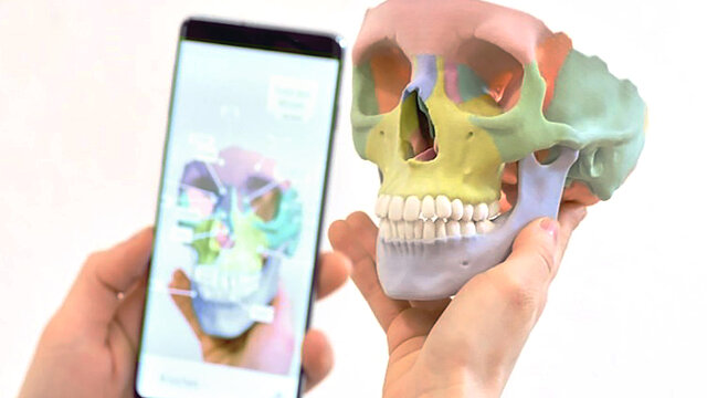 AR-Schädel-App