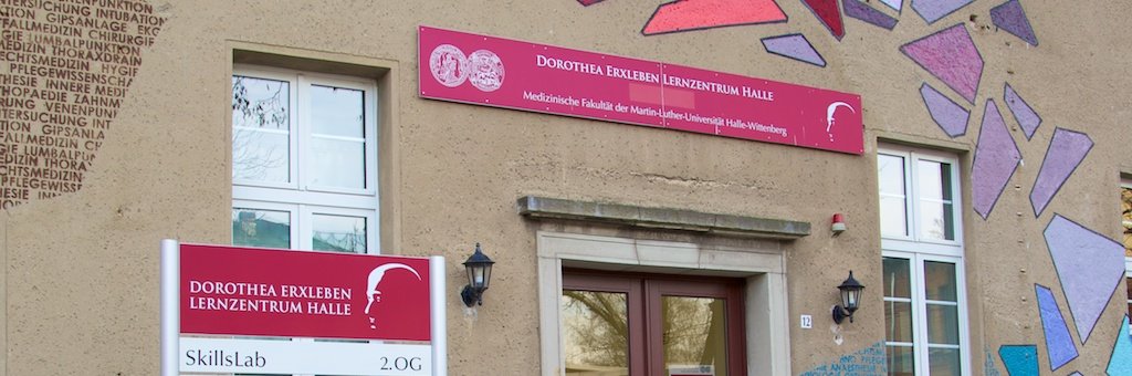 Gebäude des Dorothea Erxleben Lernzentrums Halle in der Magdeburger Straße