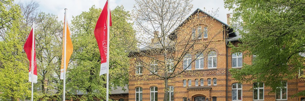 Gebäude der Universitätsklinik für Psychiatrie in der Julius-Kühn-Straße